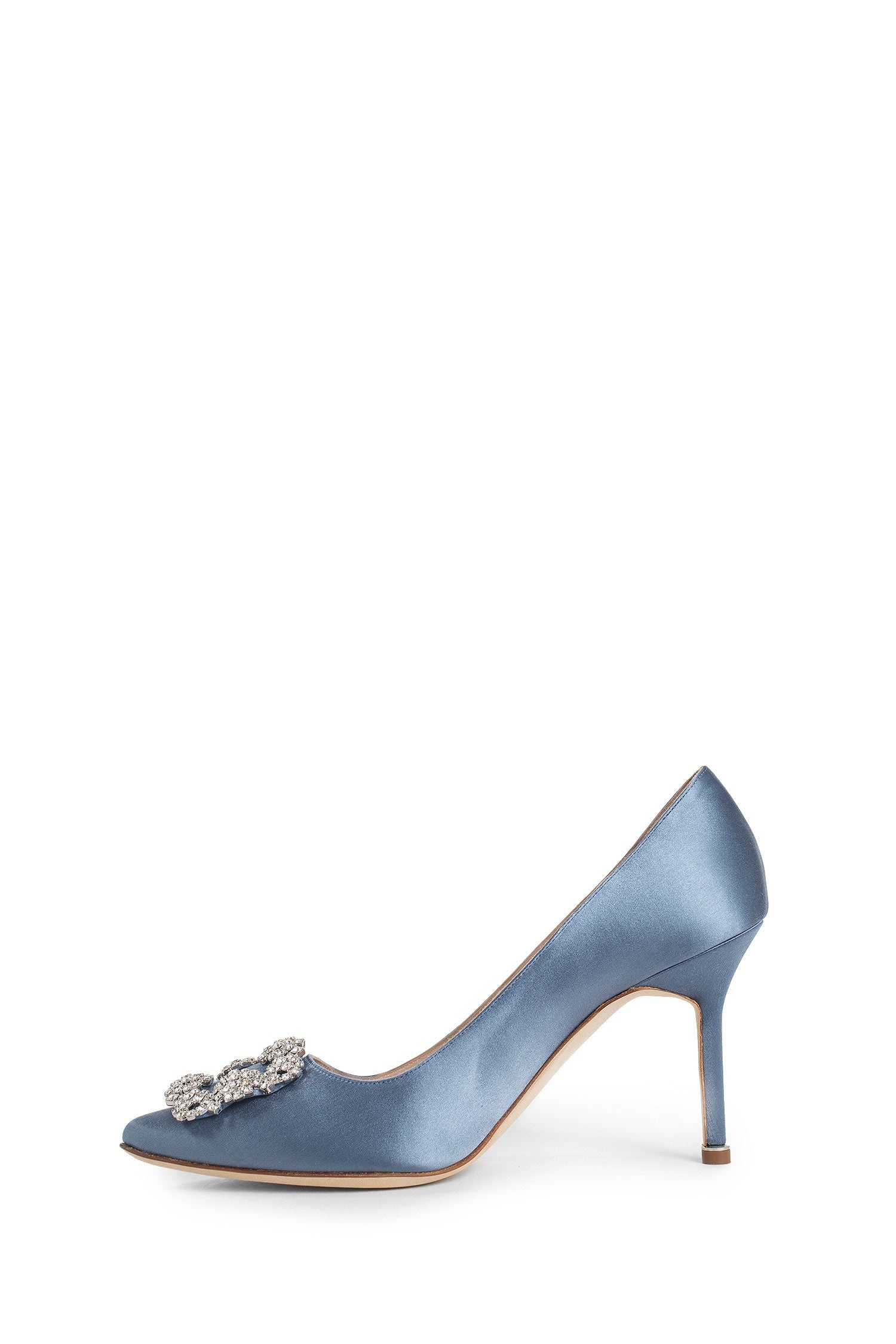 MANOLO BLAHNIK WOMAN BLUE PUMPS - 4