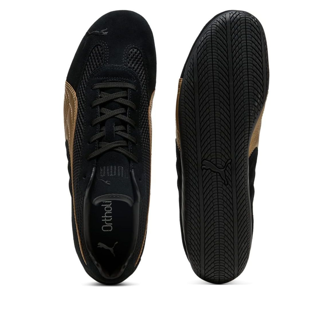 (WMNS) PUMA Speedcat Premium 'Black Gold' 405355-06 - 4