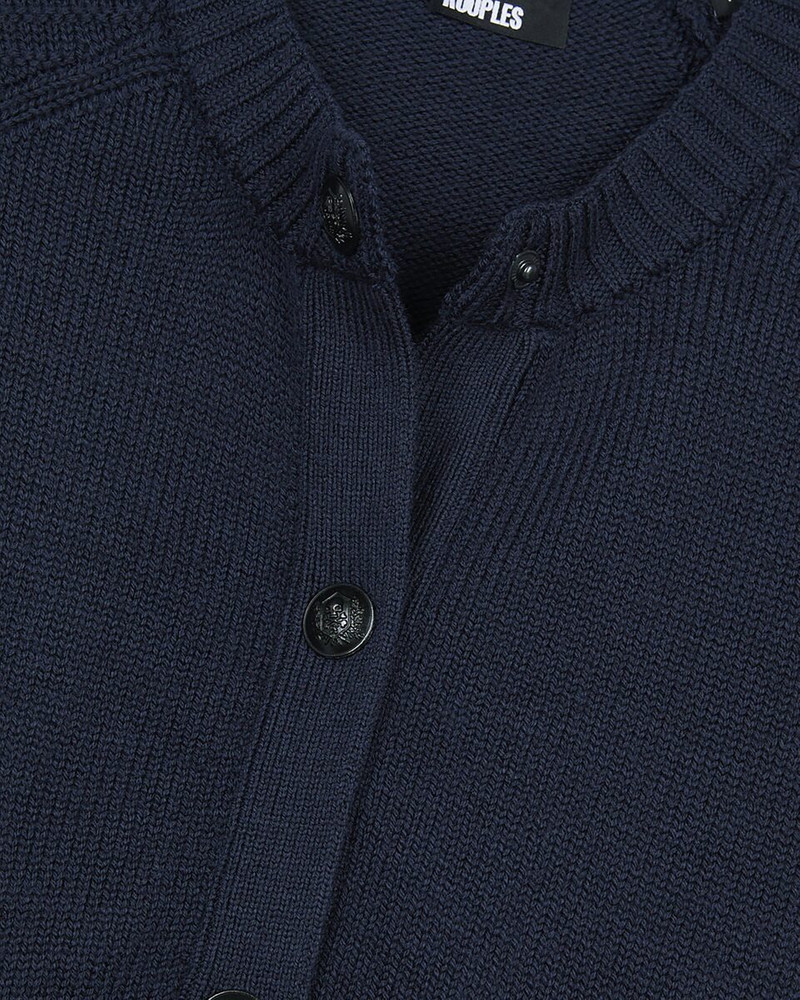 NAVY BLUE WOOL CARDIGAN 7
