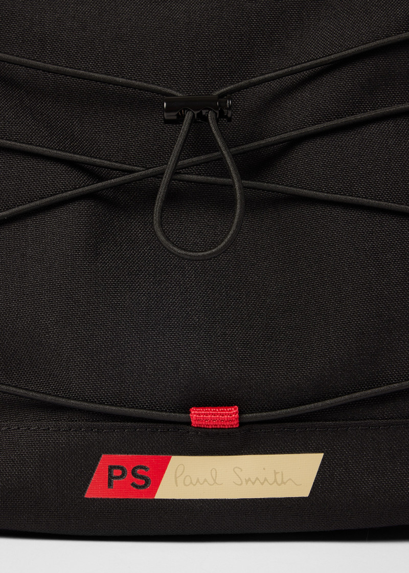 Black Nylon Utilitarian Crossbody Bag 3