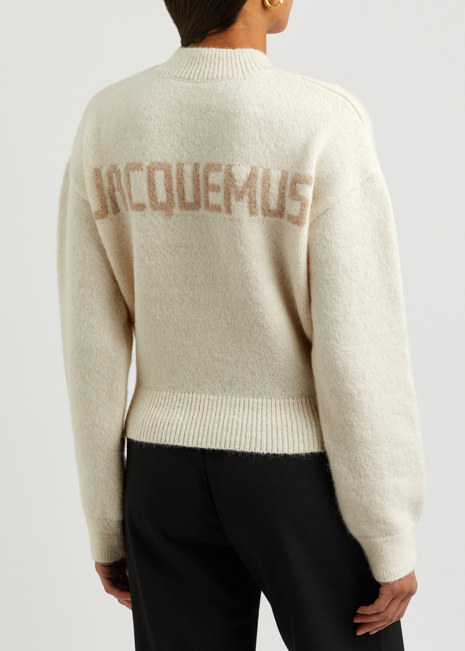Le Maille logo alpaca-blend jumper - 3