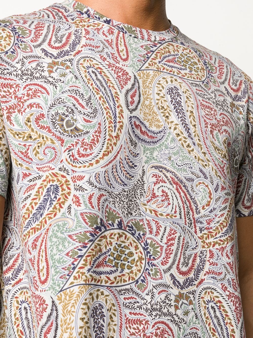 paisley print T-shirt - 5