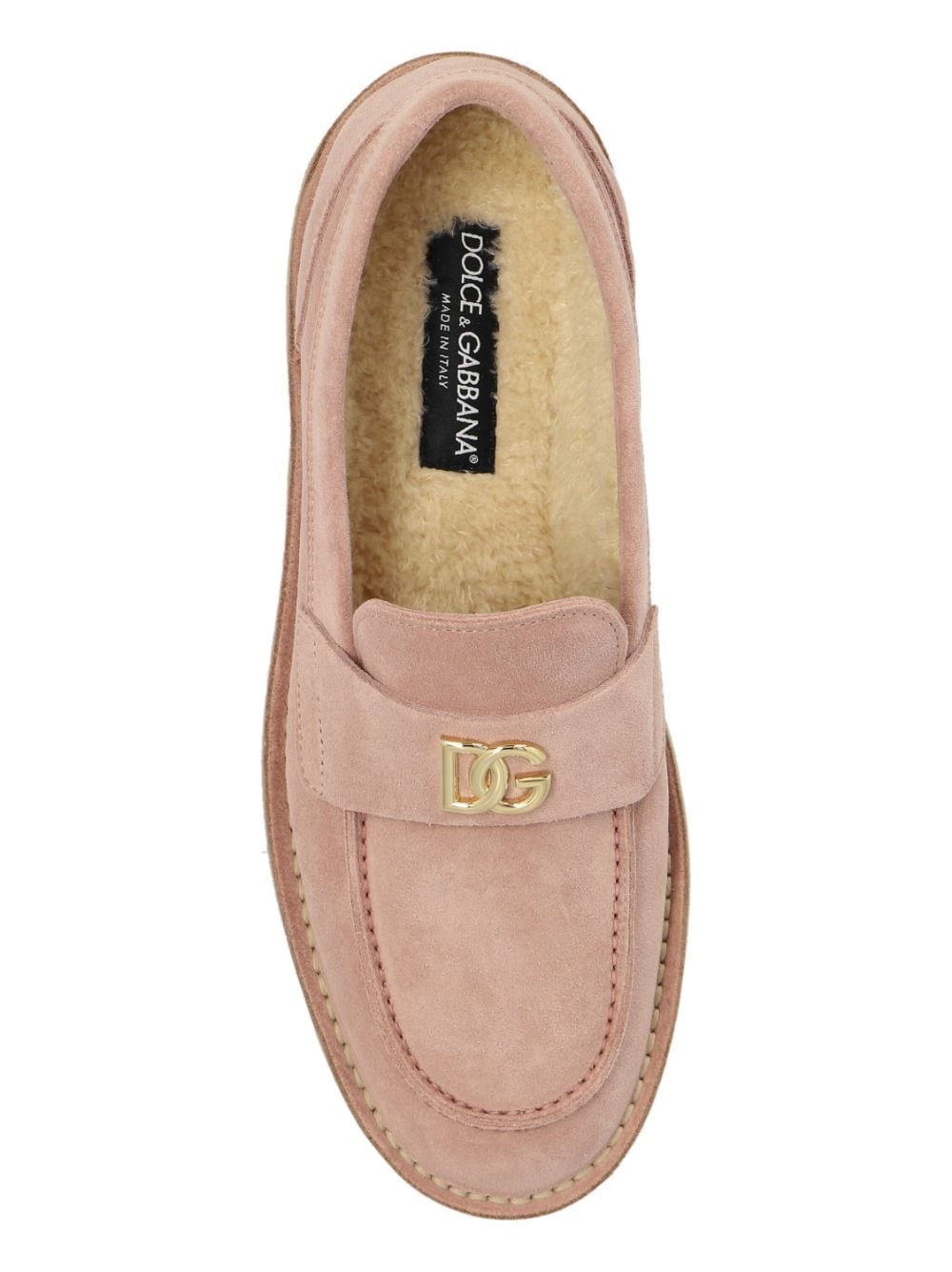 logo-lettering loafers - 4