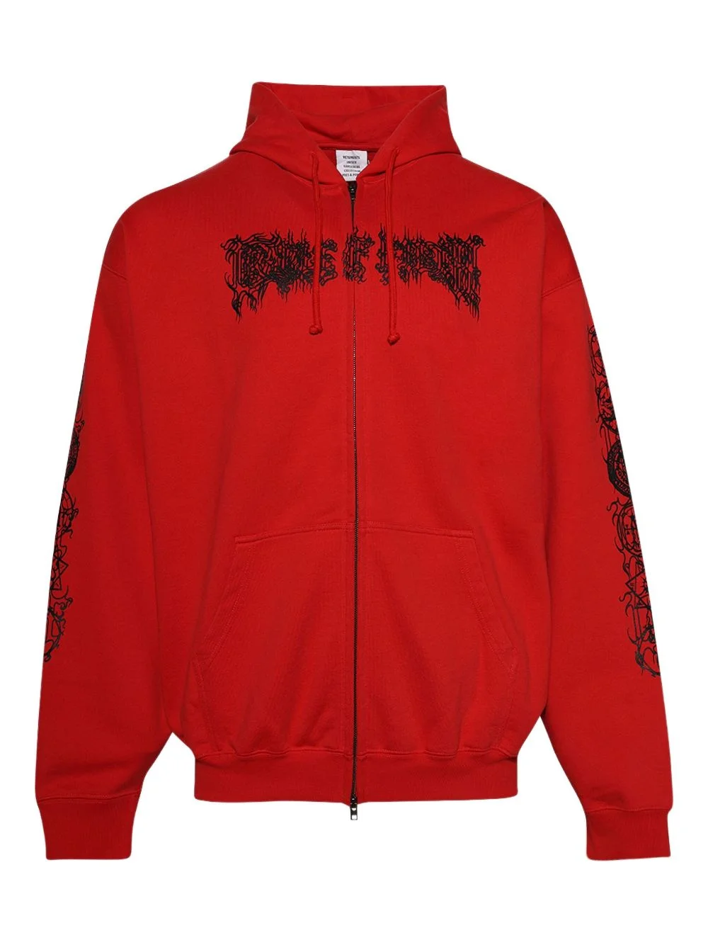 Cradle of Filth double-logo zip-up hoodie - 1