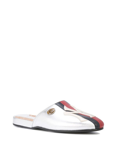 GUCCI NY Yankees slippers outlook