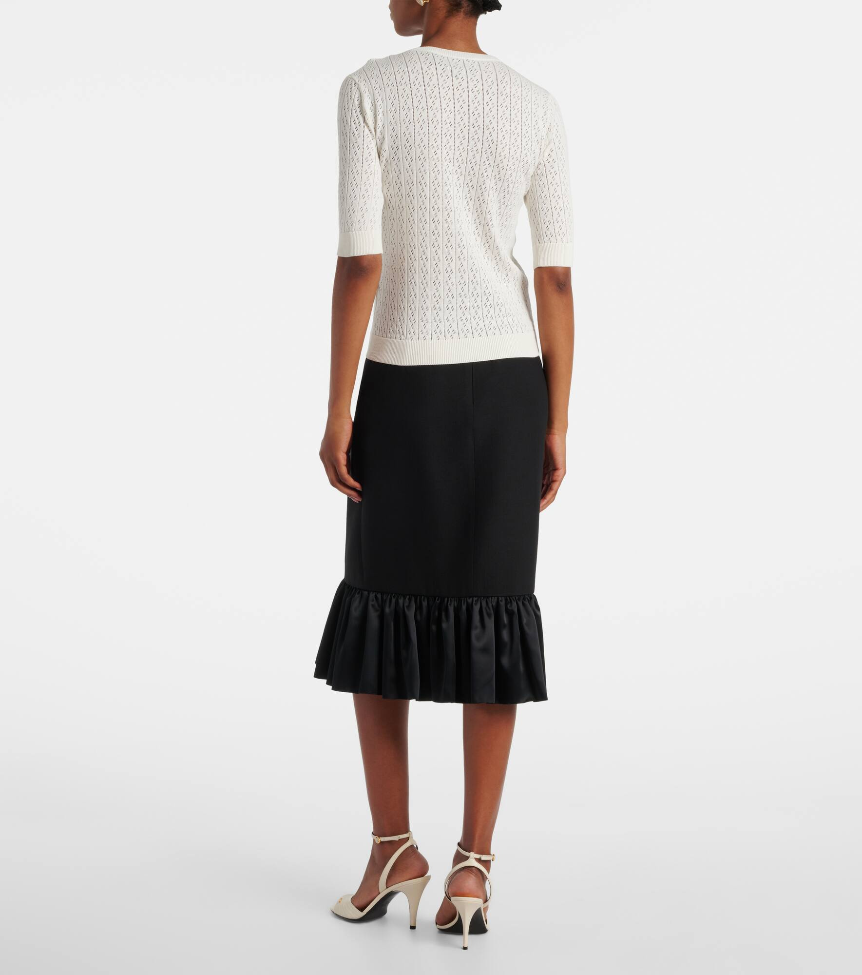 Crystal-embellished cotton sweater - 3