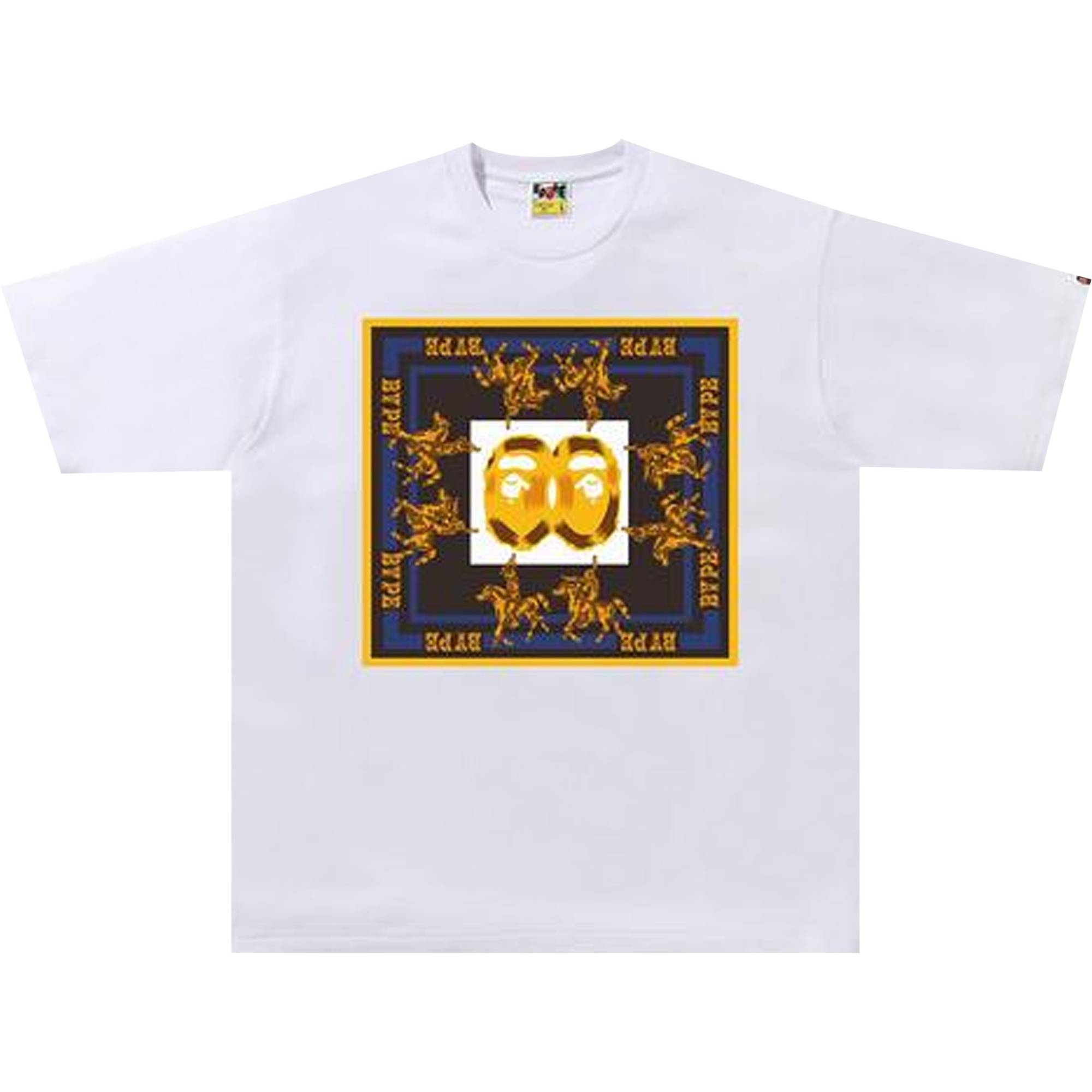 BAPE Double Ape Head RLX Tee 'White' - 1