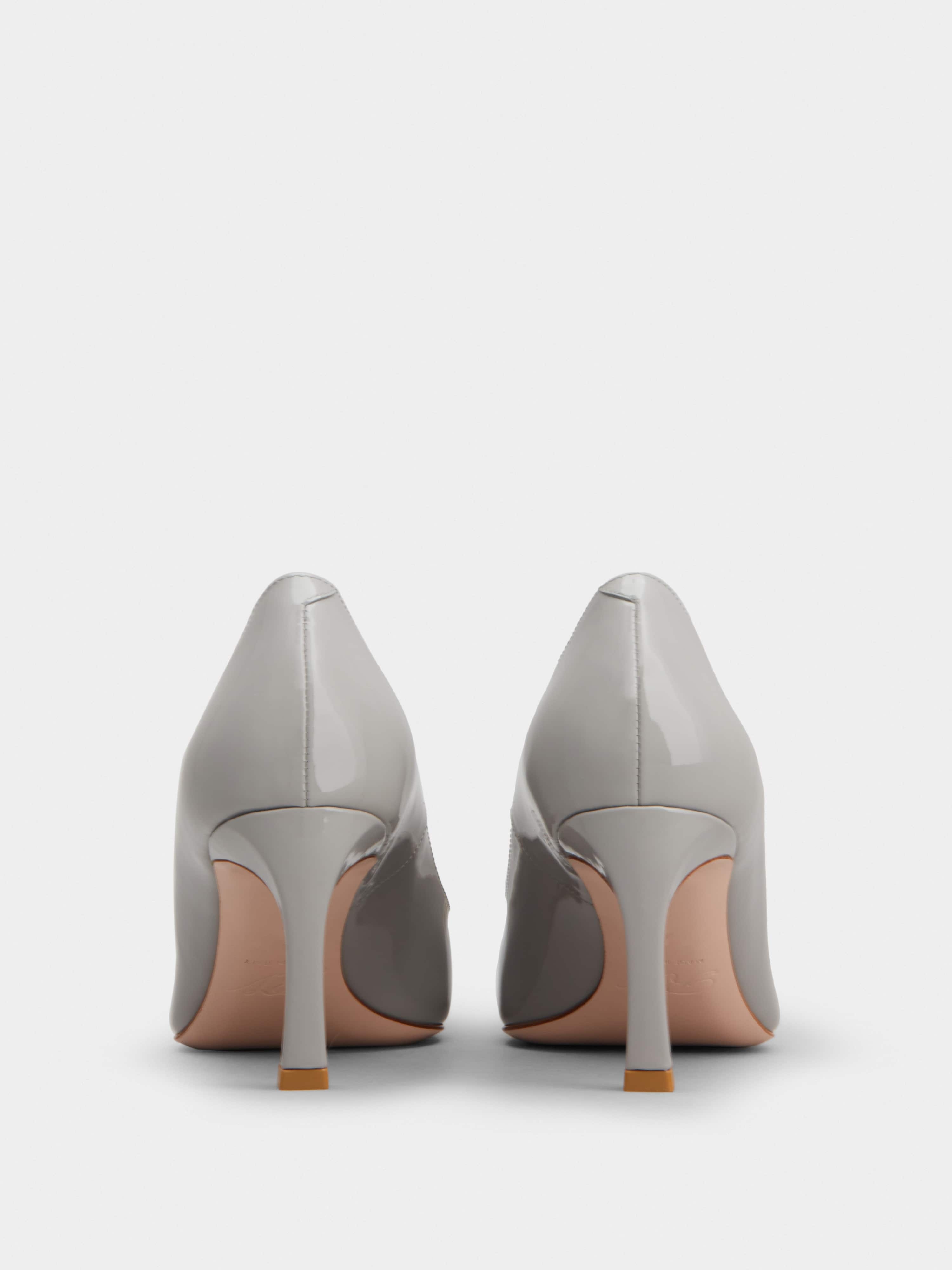 Trompette Metal Buckle Pumps in Patent Leather - 5
