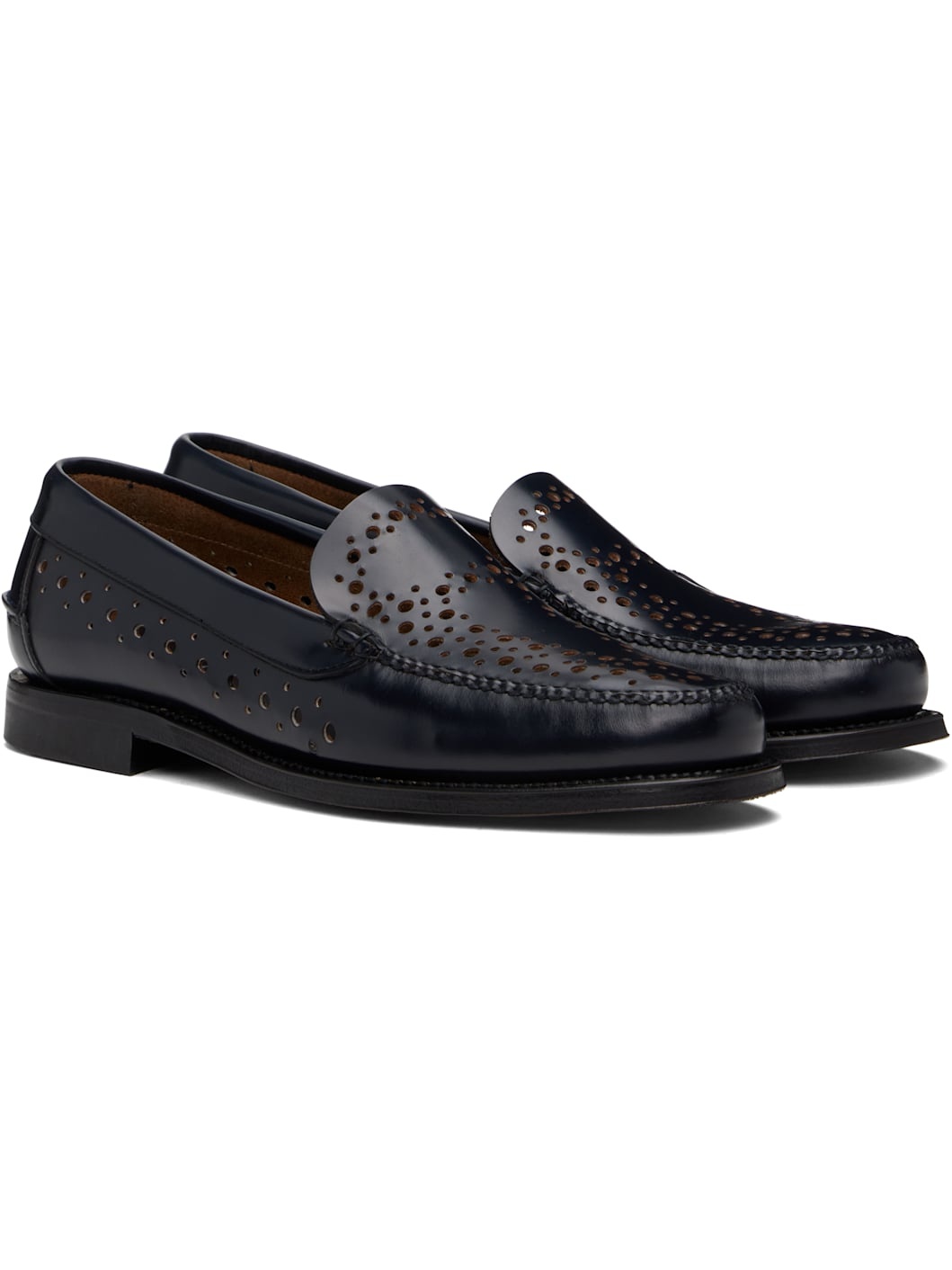HEREU Navy Mangra Loafers | REVERSIBLE