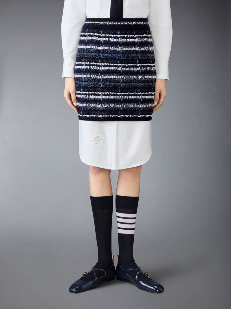 Tweed Mini Skirt - 1