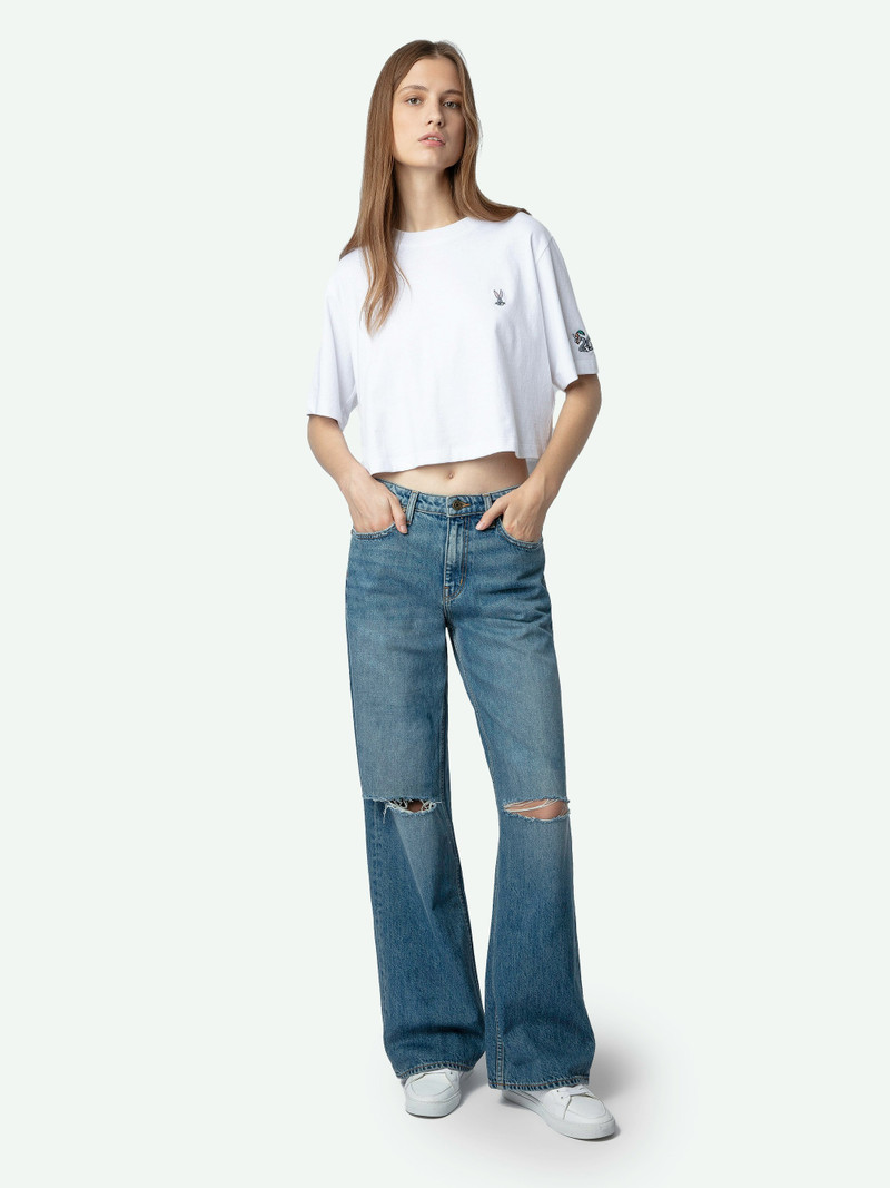 Zadig & Voltaire Whitney Wide Leg Jeans outlook