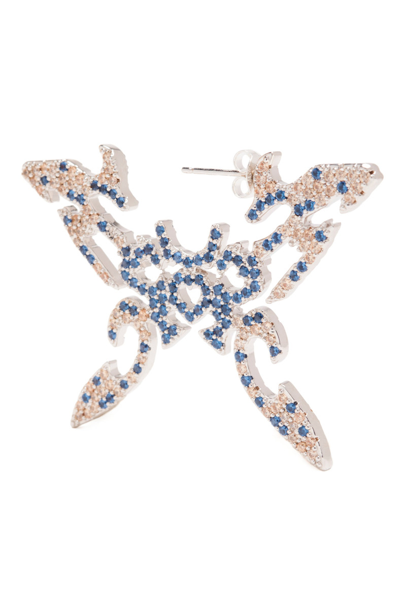 Collina Strada SKY SAND BUTTERFLY TATTOO EARRINGS outlook