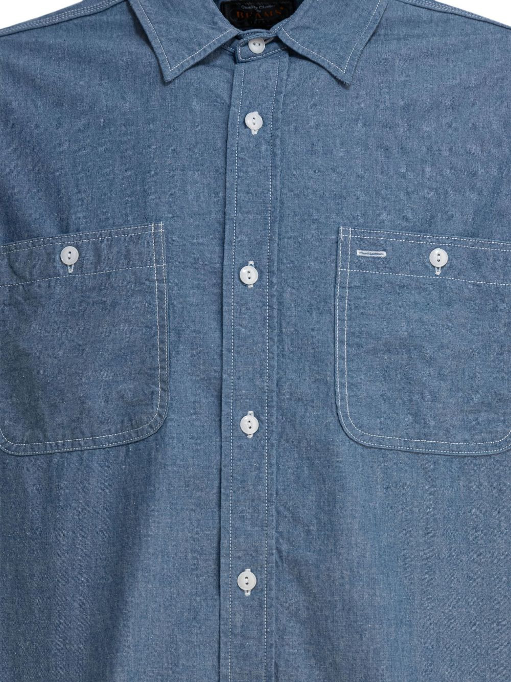 patch-pocket cotton shirt - 4