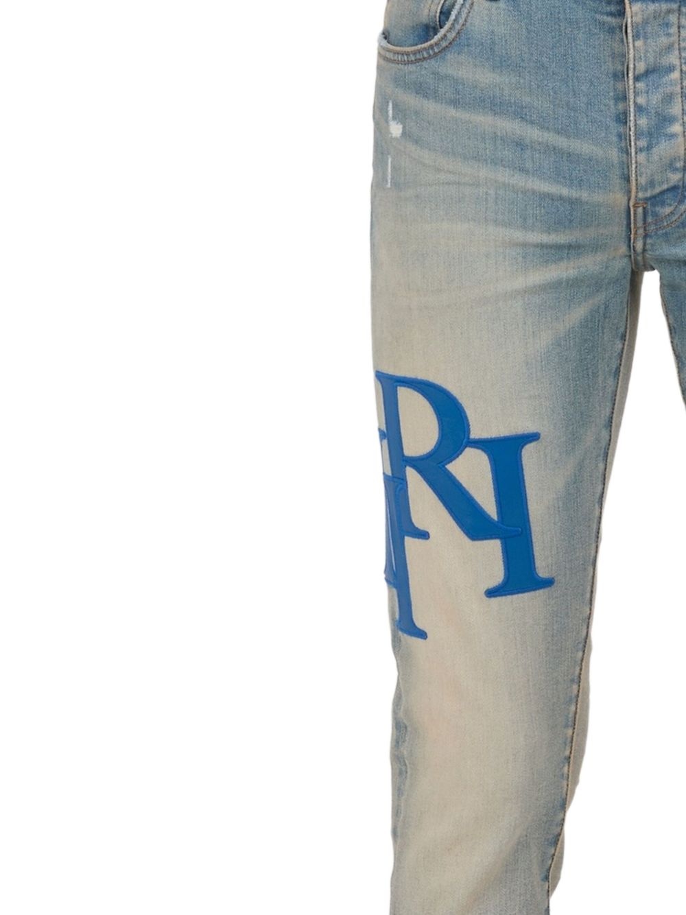Staggered-logo jeans - 2