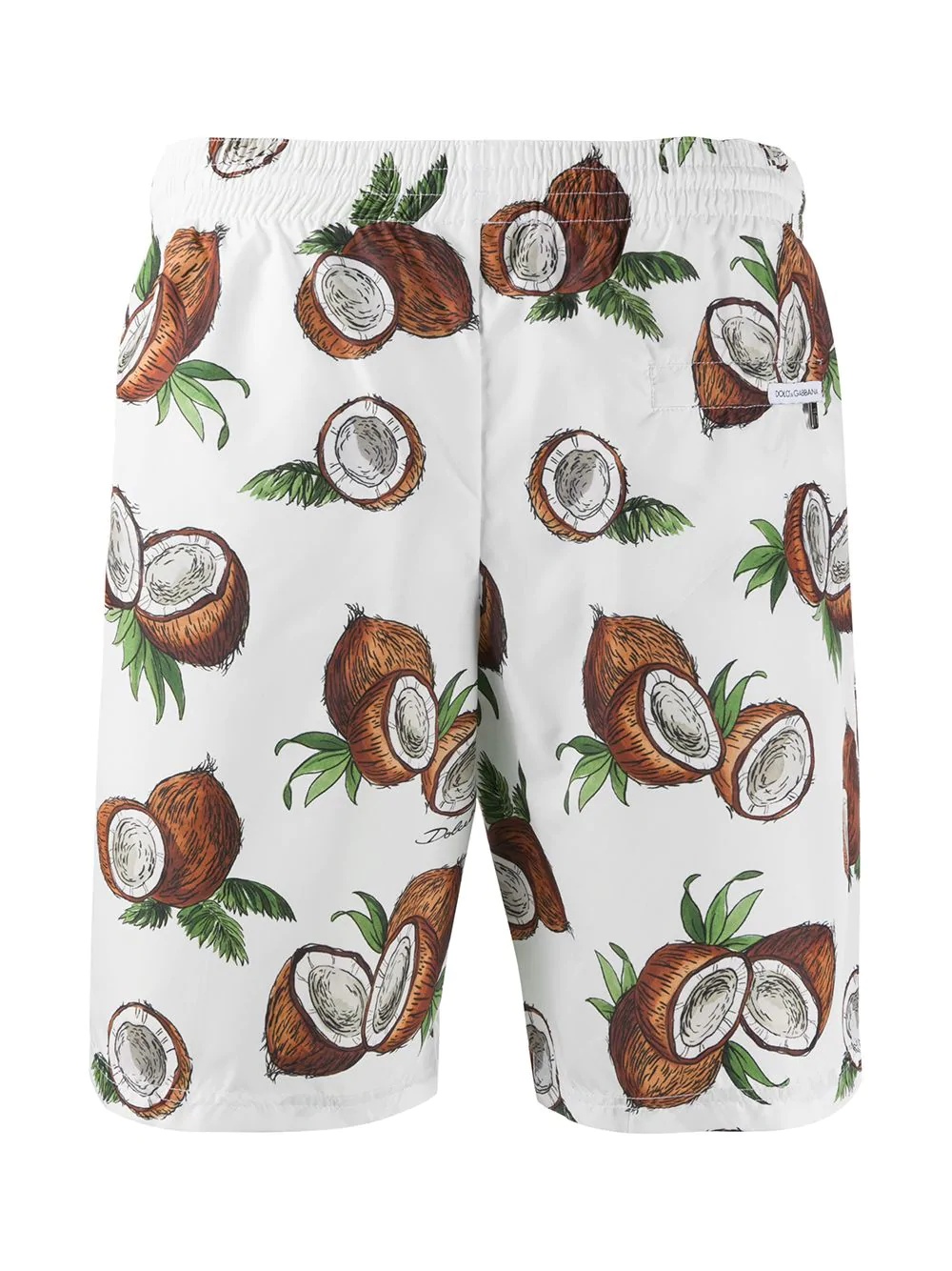 coconut print swim shorts - 2