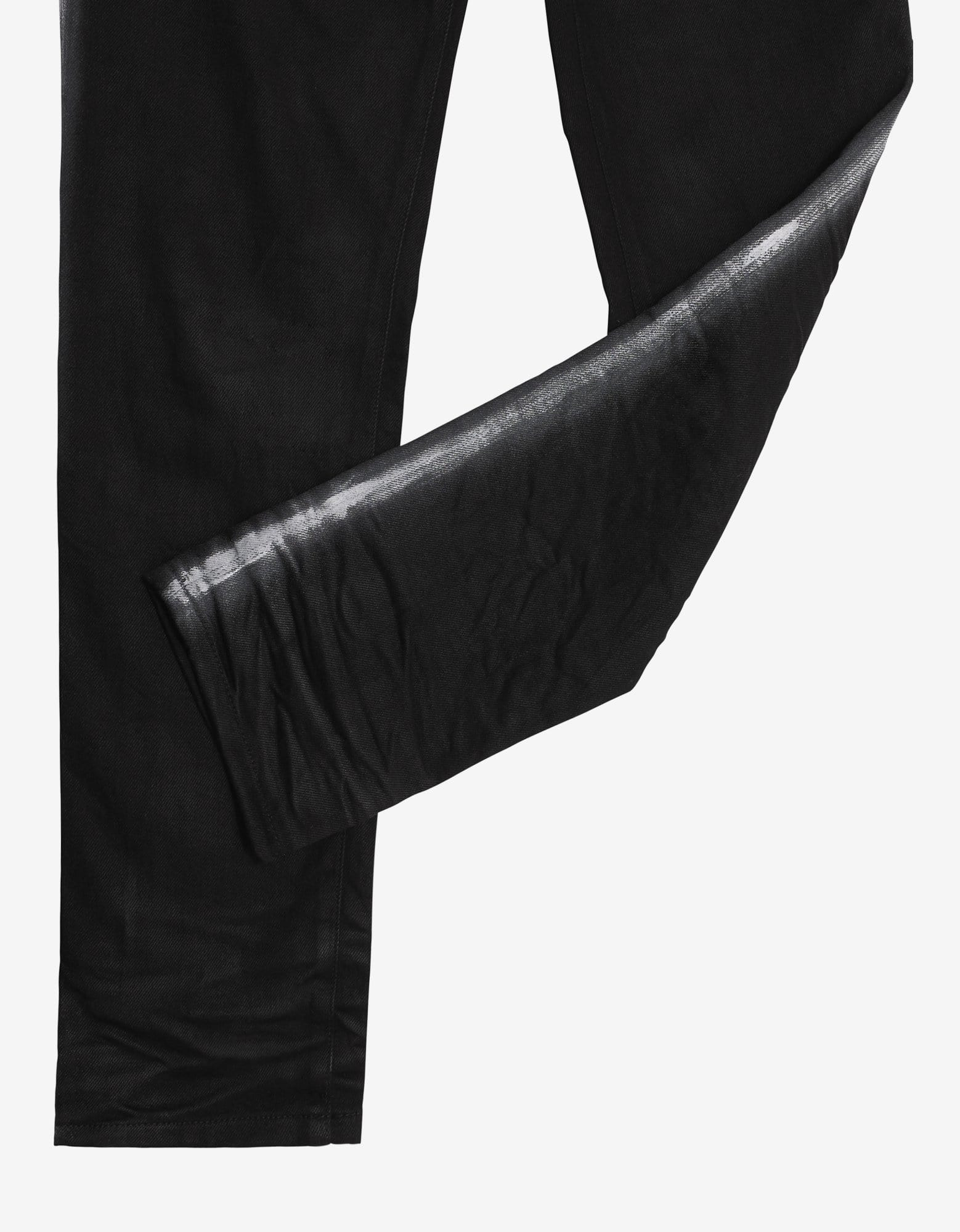 Balmain Black B Logo Spray Paint Stripe Jeans - 3