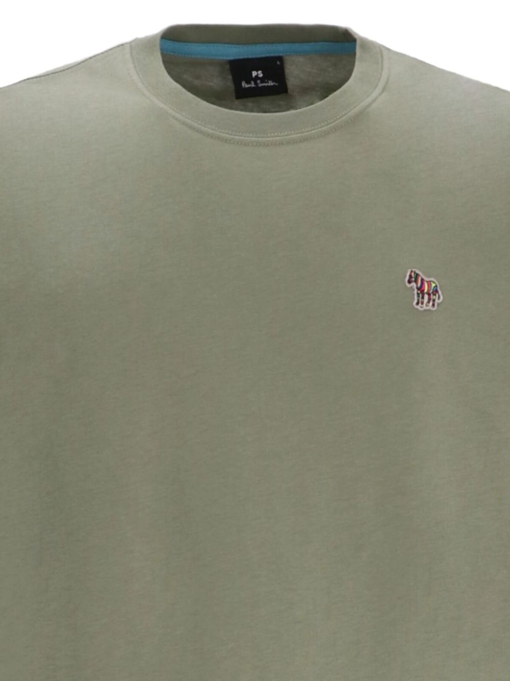 zebra-embroidered cotton t-shirt - 2