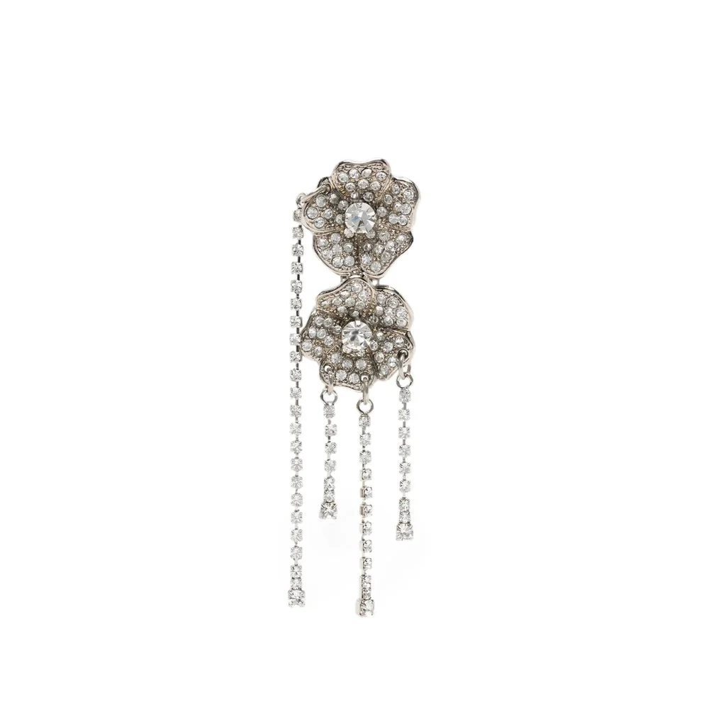 Alessandra Rich Silver Earrings Women - 1