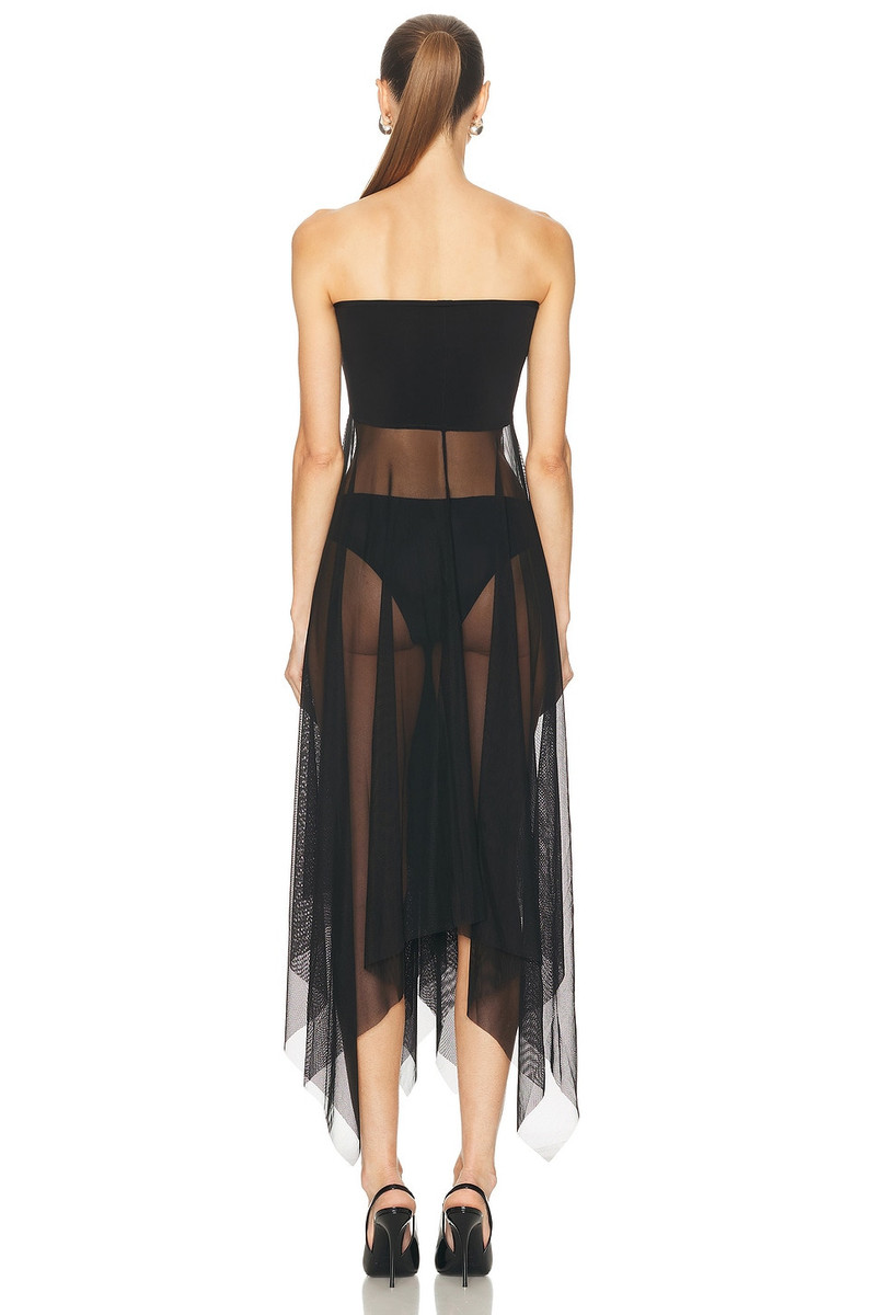 NORMA KAMALI Convertible Combo Midcalf Dress outlook