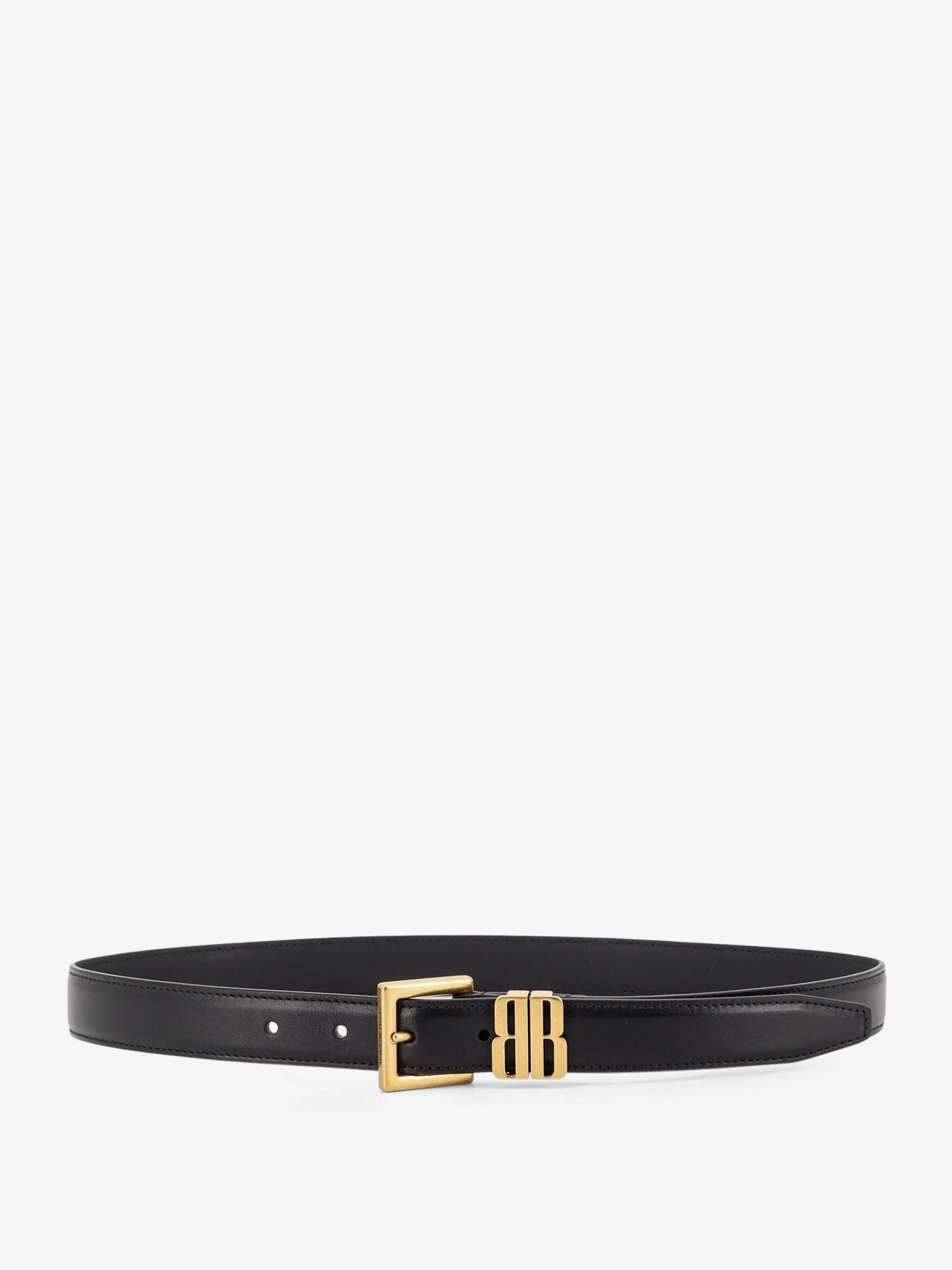 Balenciaga Leather Belt With Bb Editor Leather - 1