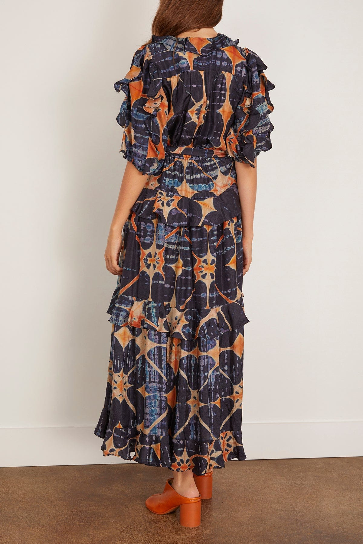 Tida Short Sleeve Midi Dress in Orion - 4