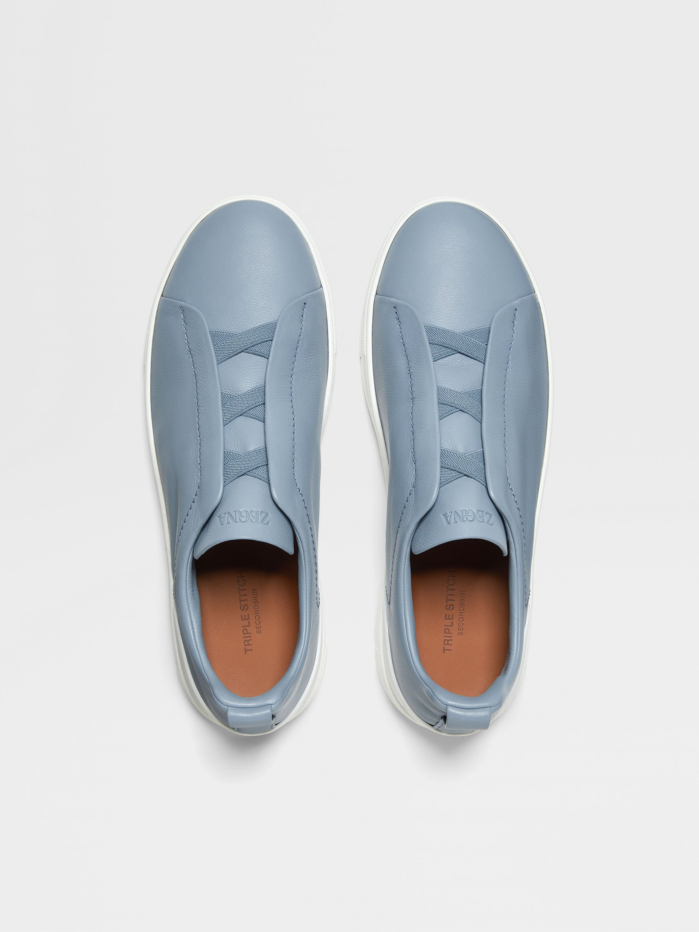 LIGHT BLUE TRIPLE STITCH™ SECONDSKIN SNEAKERS - 4