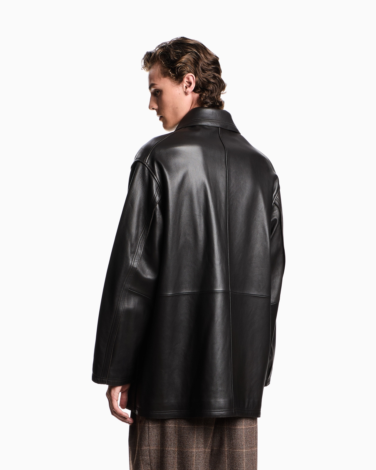 BLOUSON IN PLONGE LAMBSKIN NAPPA LEATHER - 3