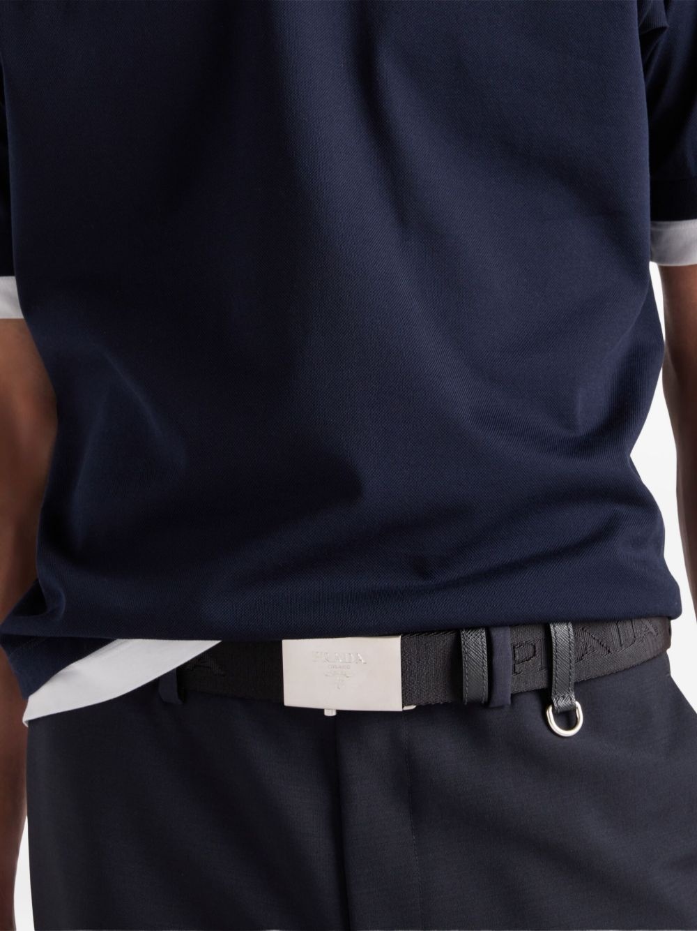 logo-tape belt - 3