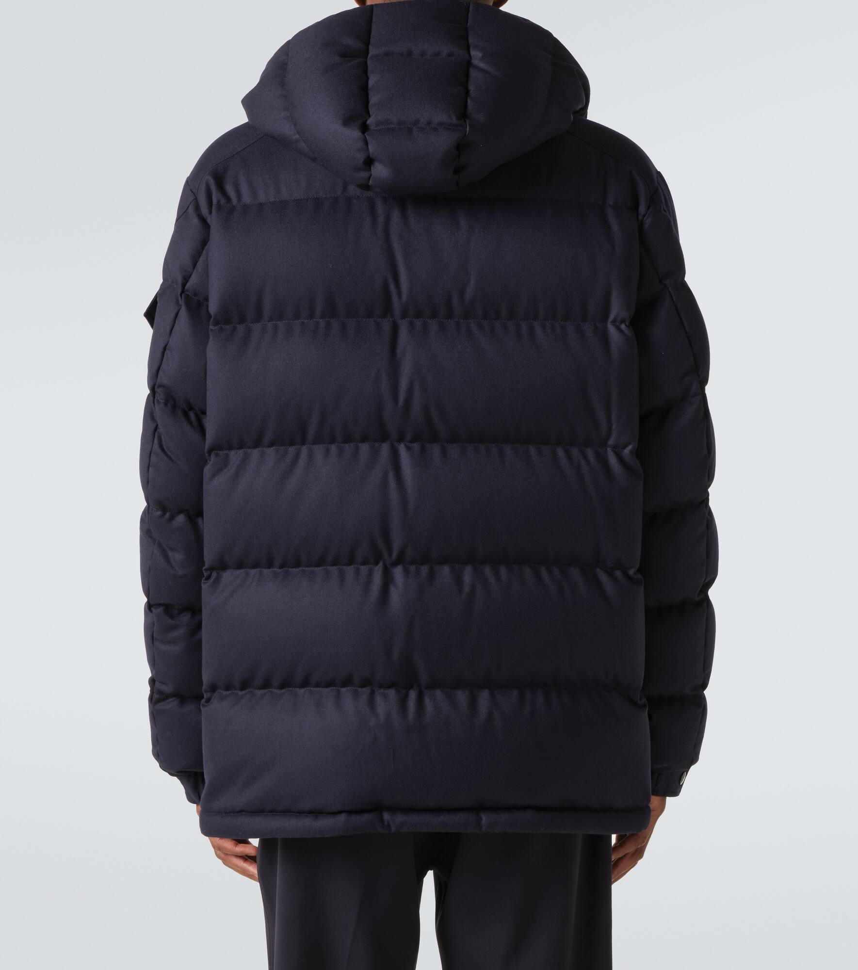 Montgenevre wool flannel down jacket - 4