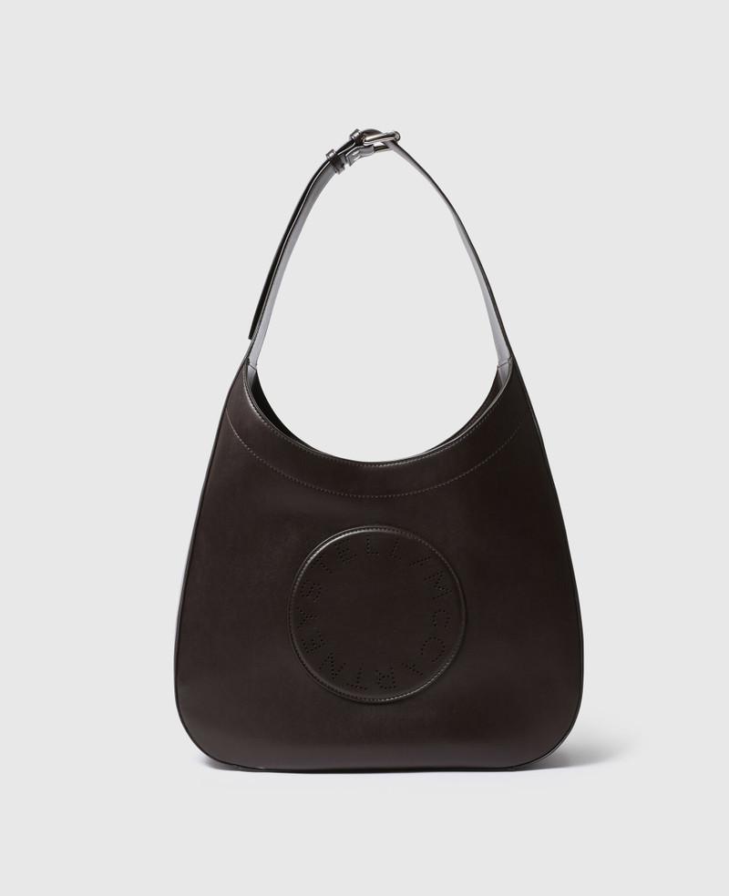 Logo Belt Slouchy Hobo Bag 1