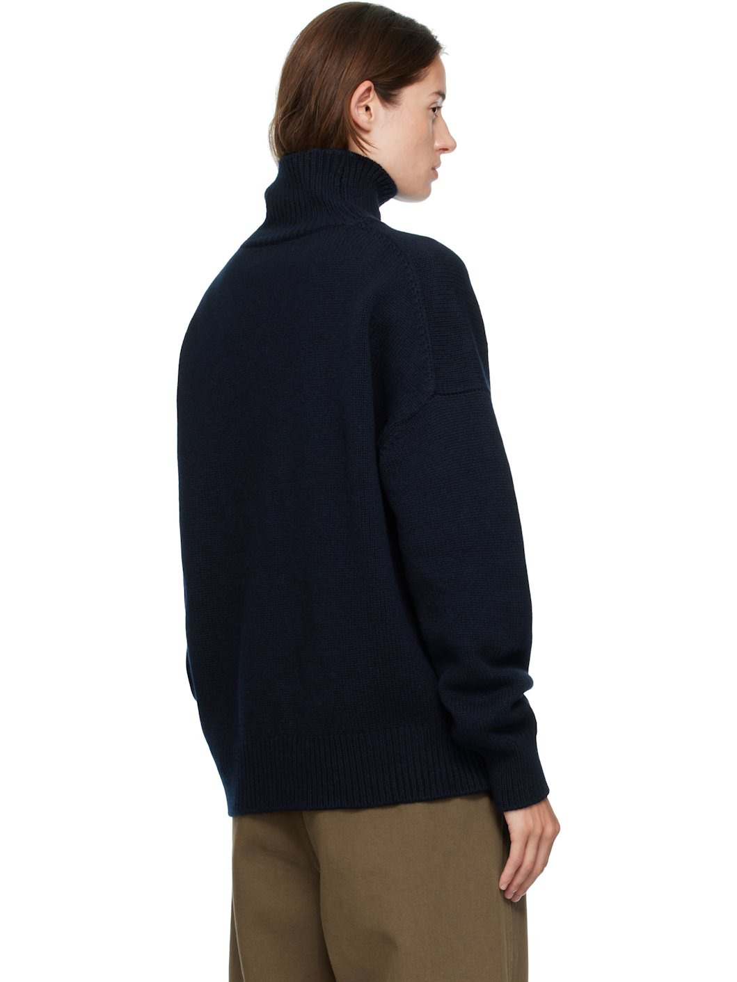 Navy Balla Rollneck Turtleneck - 3