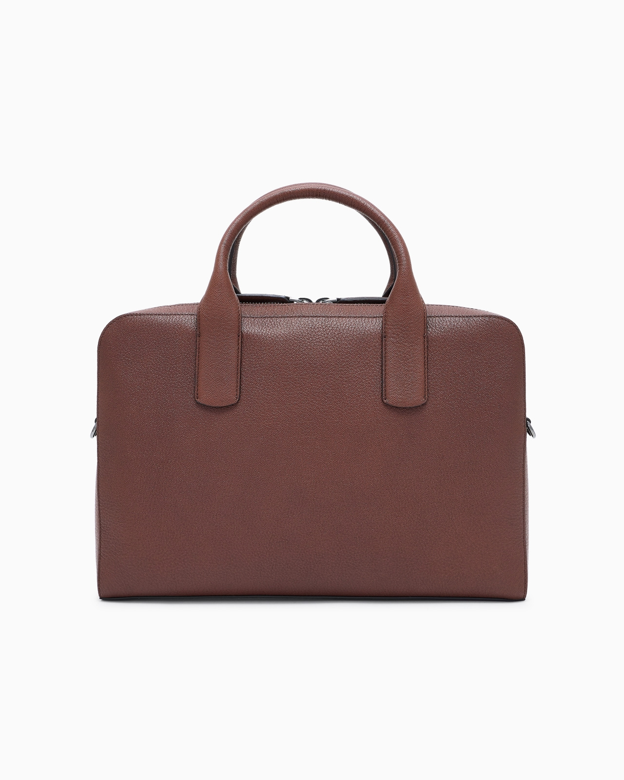 PEBBLED LEATHER BRIEFCASE - 3