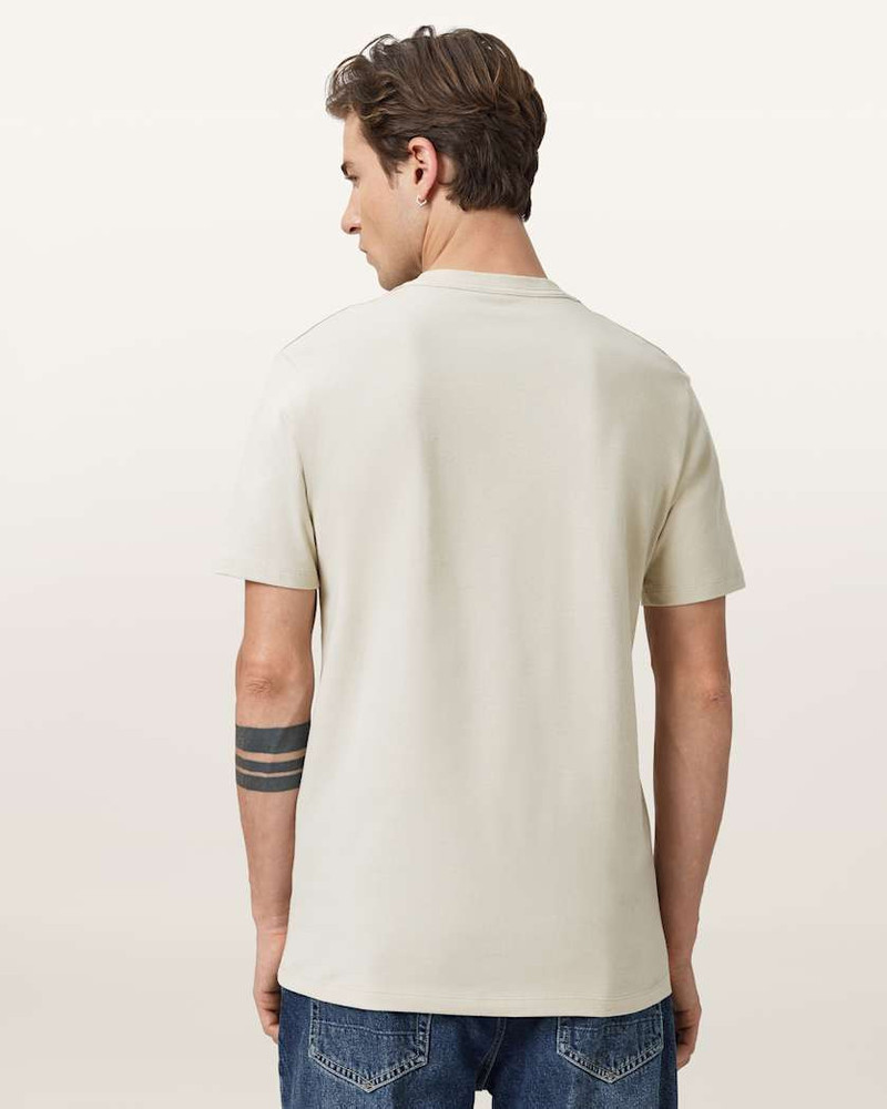 ALLSAINTS BRACE BRUSHED COTTON CREW NECK T-SHIRT outlook