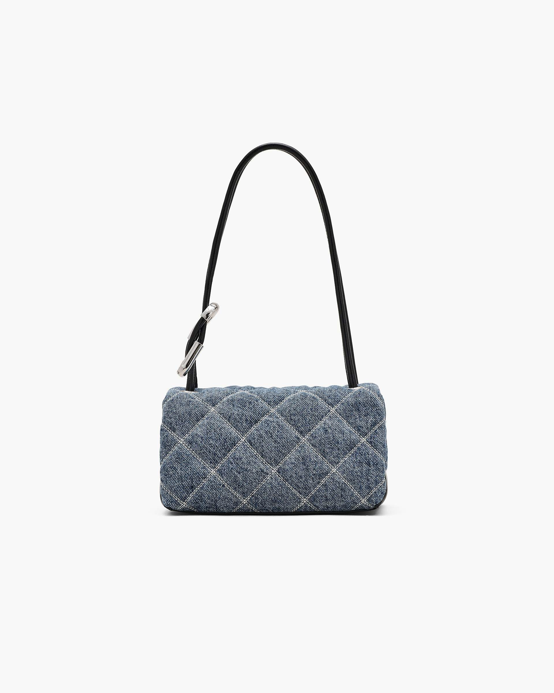 THE QUILTED DENIM MINI DUAL SHOULDER BAG - 3