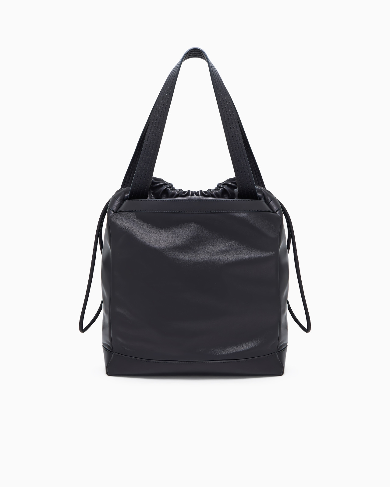 NAPPA-LEATHER SHOPPER BAG WITH SHOULDER STRAP - 3
