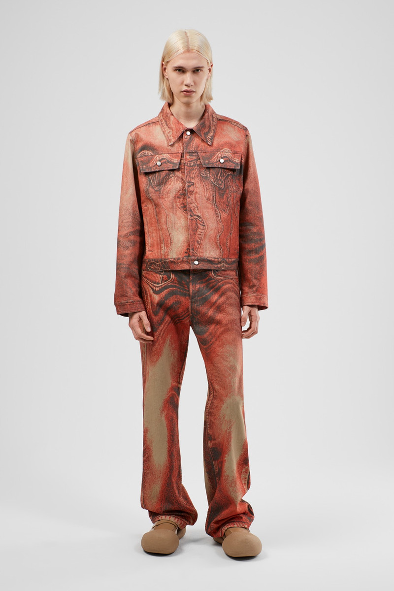 CAMPERLAB Burnt Orange Denim Jacket outlook