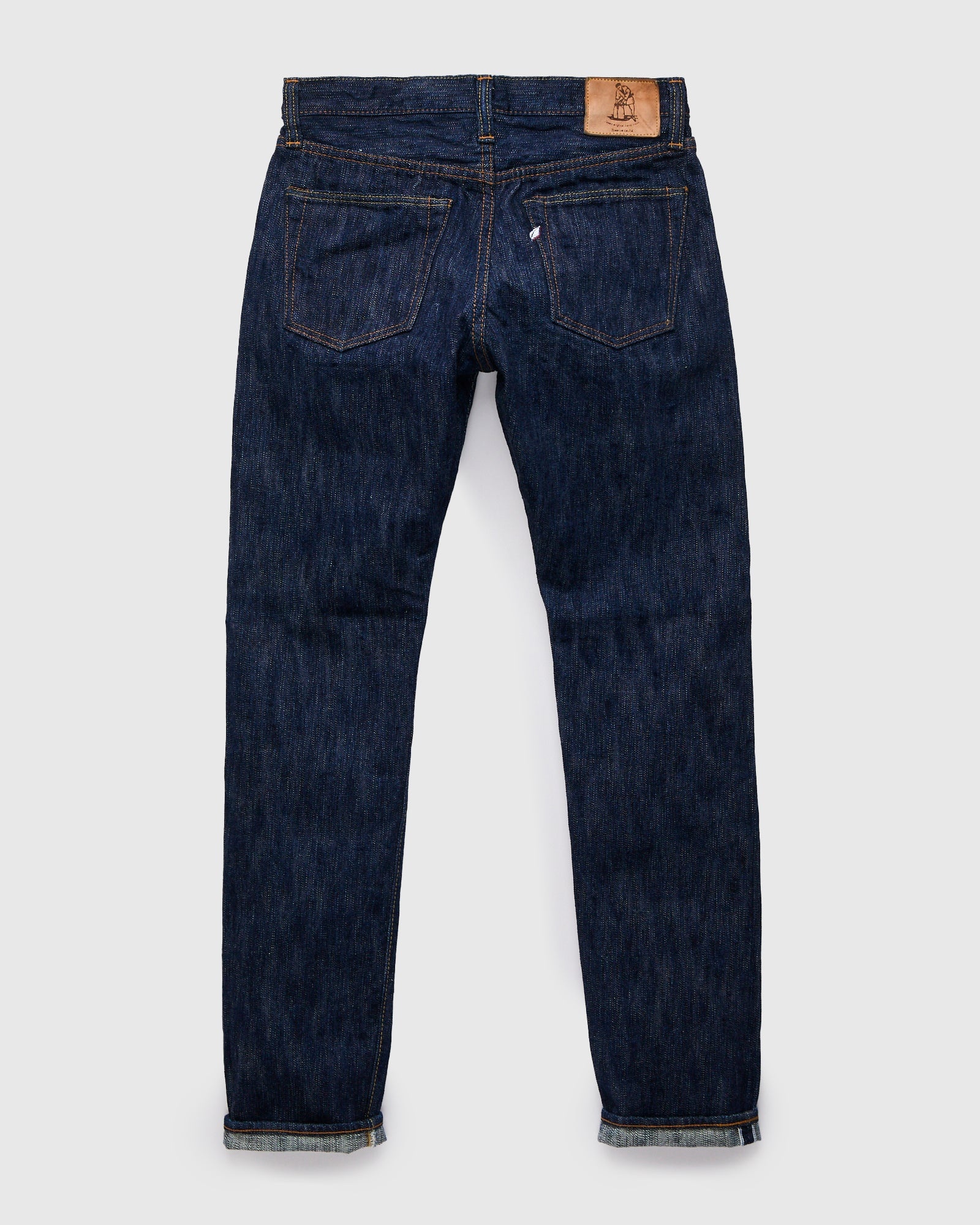 KS-15oz-019 "Kasuri" 15oz Slub Selvedge Denim - Relaxed Tapered Fit - 3