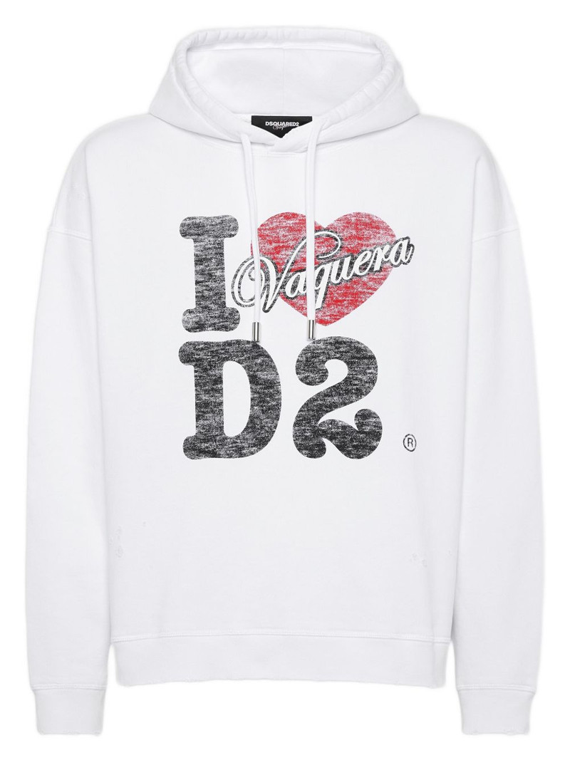 Vaquera Destroyed Relax-Fit hoodie 1