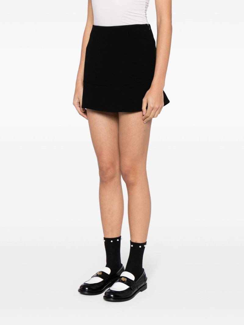 peplum-hem knitted miniskirt 3