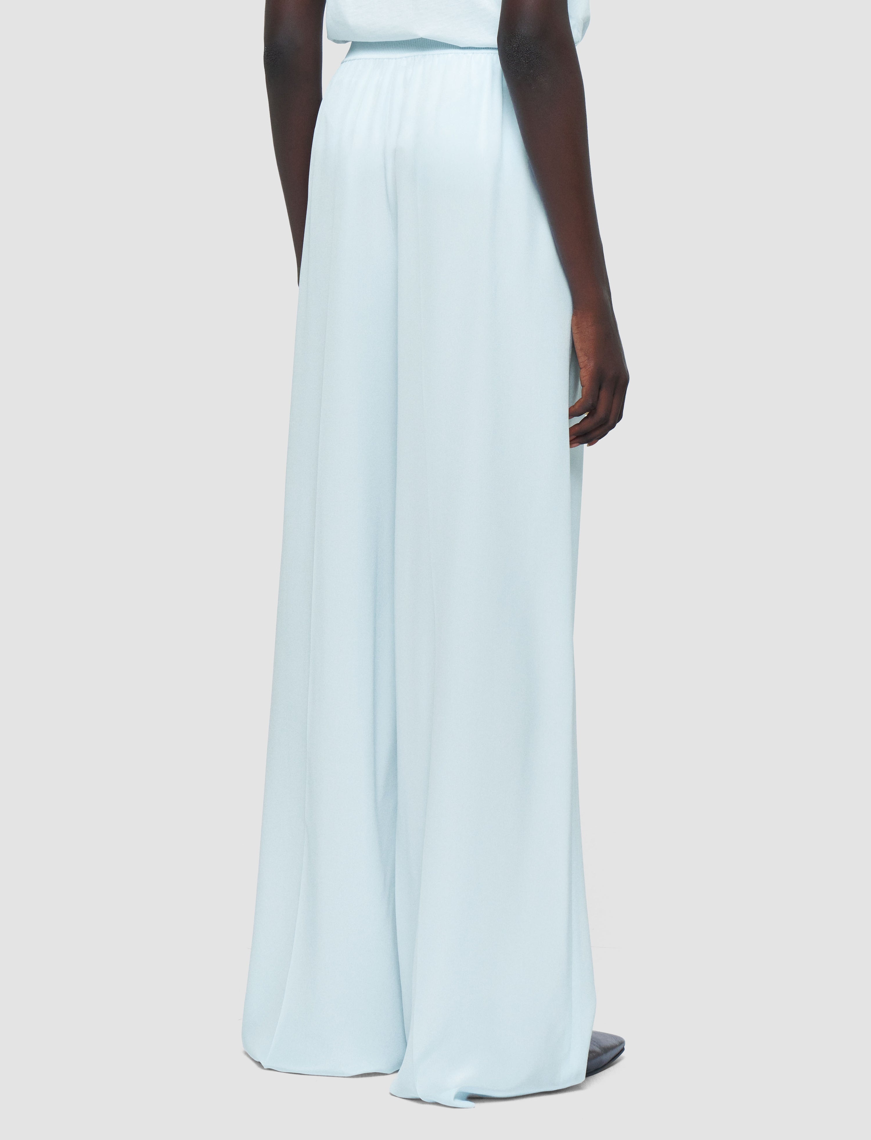Hulin Crepe de Soie Silk Trousers - 3