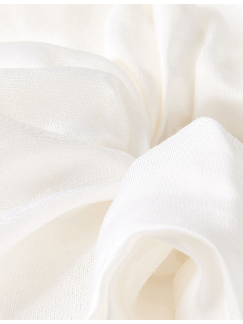 Sandro Satin-texture elasticated woven scrunchie outlook