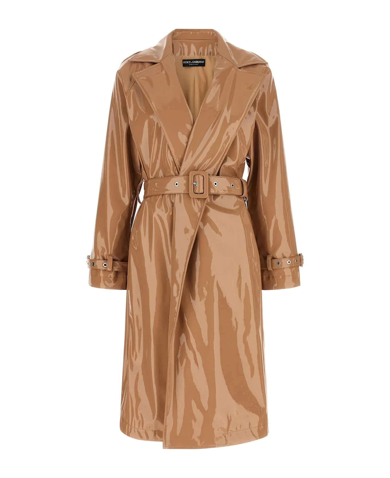 Vinyl Trench Coat - 1
