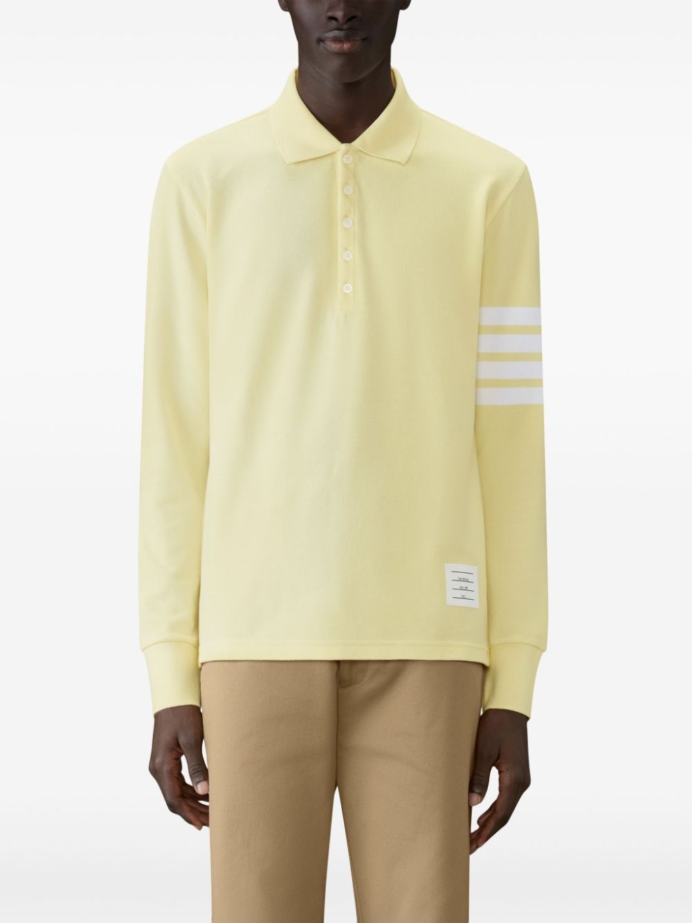 4-Bar long-sleeve polo shirt - 3