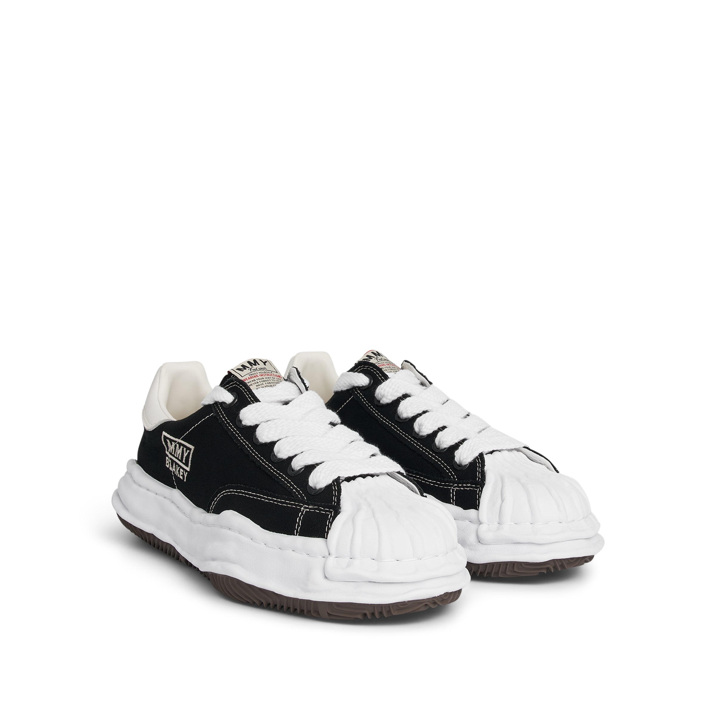 Blakey OG Low Top Sneaker in Black/White - 2