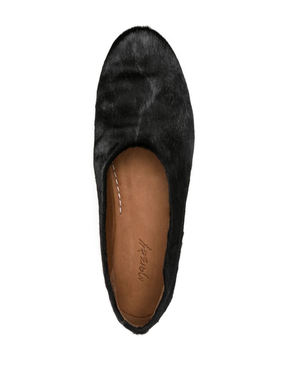 Coltellaccio leather ballerina shoes - 4