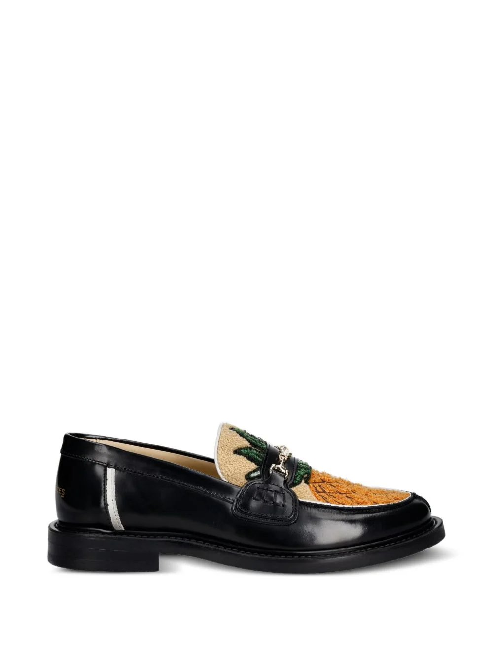 pineapple-patch bit-strap loafers - 1