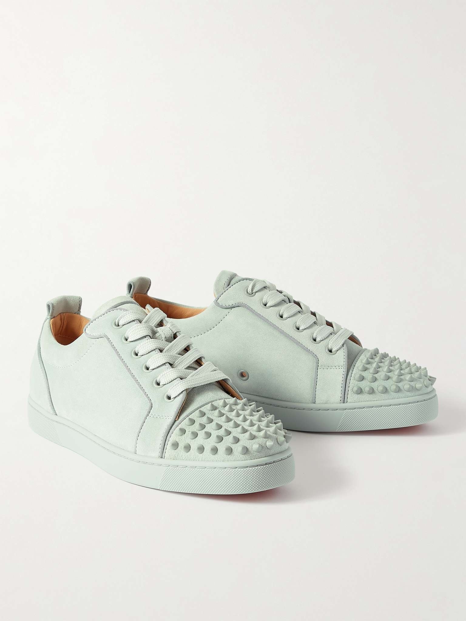 Louis Junior Spikes Cap-Toe Suede Sneakers - 4