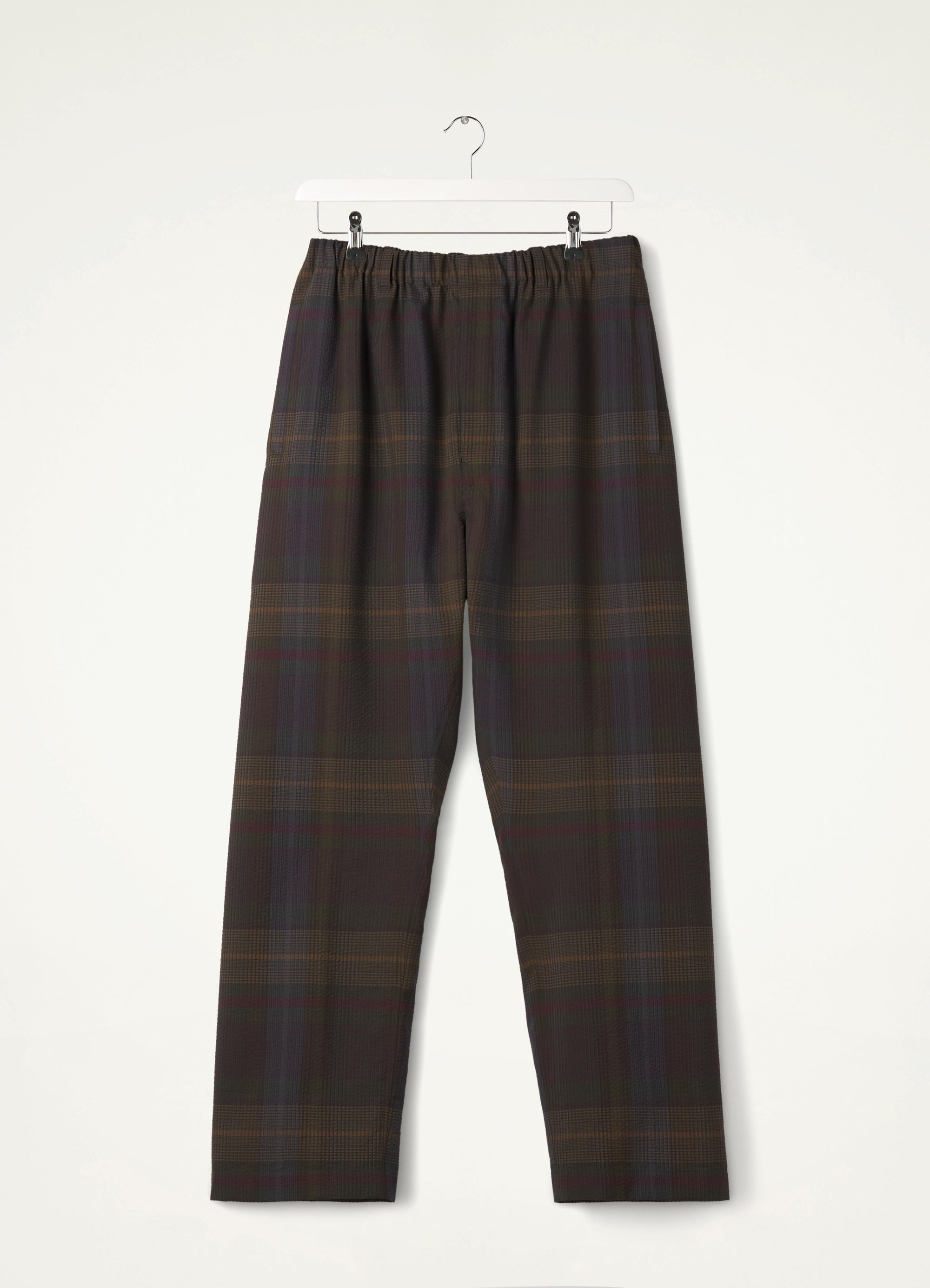 RELAXED PANTS
CHECKED SEERSUCKER WOOL - 1