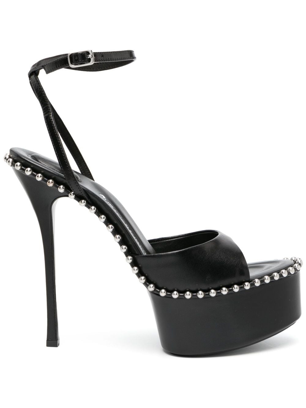 Nova 145mm platform leather sandals - 1