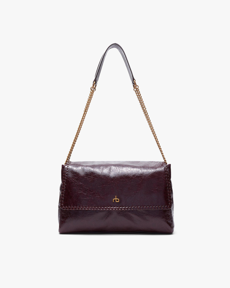 Chelsea Large Leather Flap Bag 1